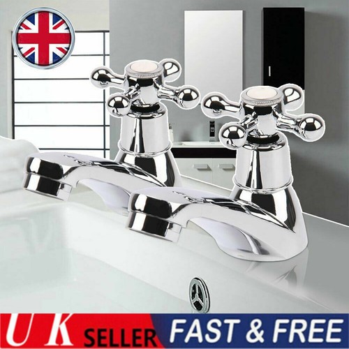 Twin taps set hot and - twin,