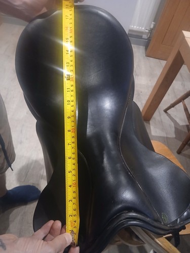 Ideal black leather dressage - black,