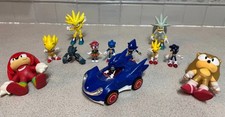 Sonic The Hedgehog 1 1x Figure Bundle /w Pull Back Racer Car