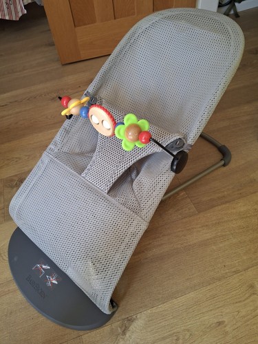 Baby bjorn bouncer - grey, mesh