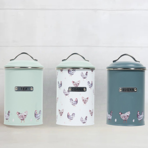 Set tea coffee sugar - 3,
