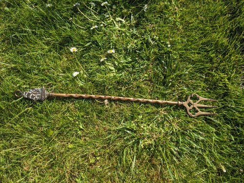 Vintage brass ship - brass,