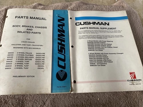 Cushman liquid cooled haulster - cushman,