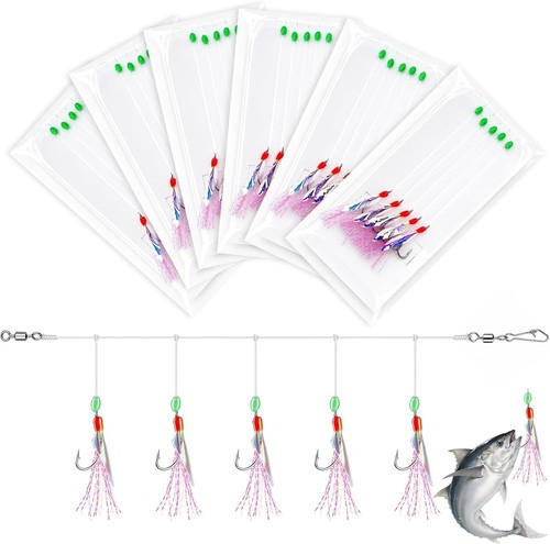 Mackerel feathers rigs 5 - 6,