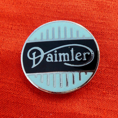 Daimler enamel lapel pin - enamel,