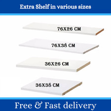 Billy Bookcase Extra Shelves White Heavy Duty Replacement Shelves By IKEA