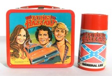 Vintage Dukes Of Hazzard Aladdin Metal Lunch Box w/ Thermos