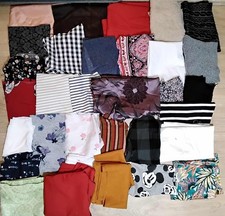 Vintage Patterned & Coloured Fabric Remnants 1.5 kg Off Cuts Material Bundle