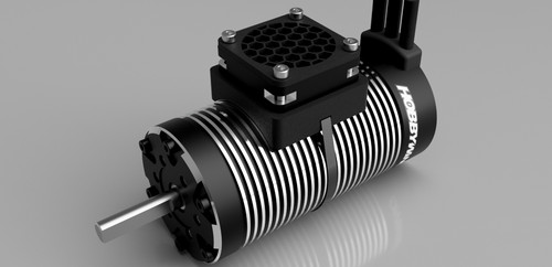 Motor fan mount - fan, for