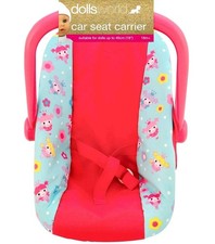 Dolls World Deluxe Doll's Car Seat Carrier for Dolls up to 46cm 18"