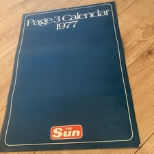 The Sun Page 3 Girls Calendar 1977 -Stefanie Marrian, Nina Carter, Penny Irving