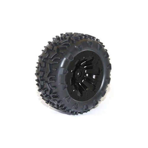 Ftx carnage mounted wheel - mounted, wheel/tyre