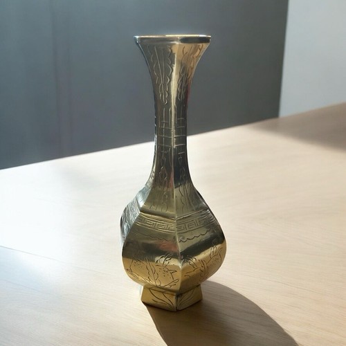 Chinese brass hexagon tulip - hexagon,