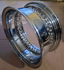 NOS Rim Chrome Harley-Davidson 6.5" x 15" with 80 Spoke Rim 80 Spokes 