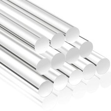 Premium Acrylic 5mm Transparent Lollipop Stick Dowel Rod Clear Solid Bar Perspex