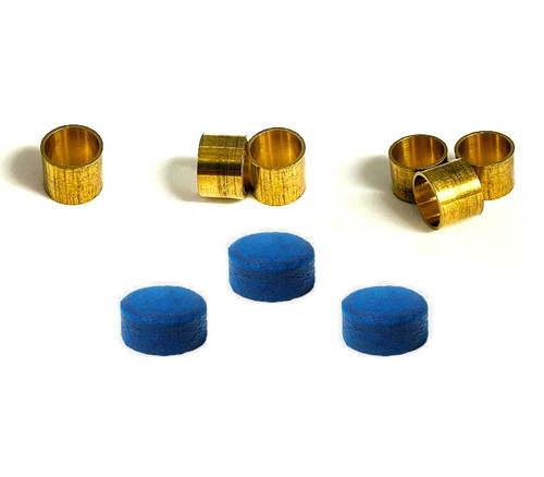 Snooker pool brass - brass, ferrules