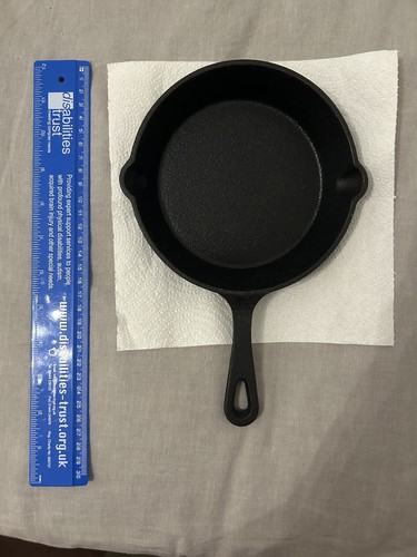 Small cast iron frying - frying, (6