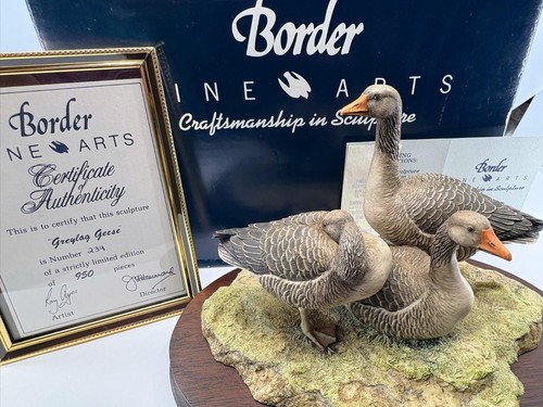 Border fine arts greylag - fine, geese