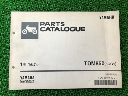 Tdm850 parts list 1st - tdm850,