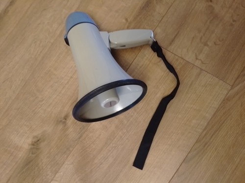 Megaphone speaker with siren - speaker,