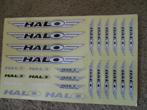 Halo wheels stickers - wheels, transfers