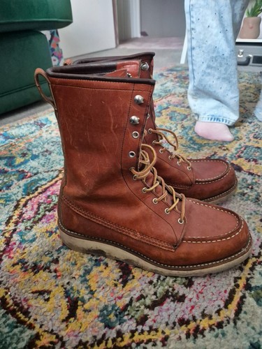 Red wing classic lace - red, up