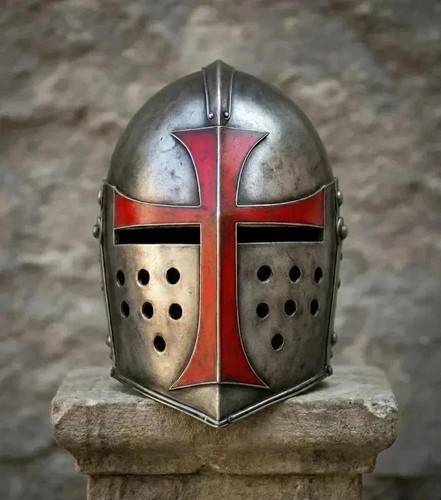 Medieval great helmet crusader - great,