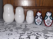 Vintage Nesting Dolls Salt And