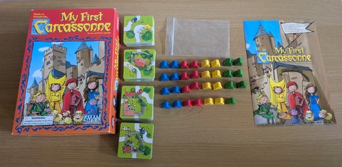 First carcassonne board - first,