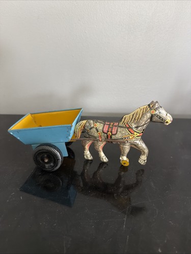 Marx toy horse cart with - marx,