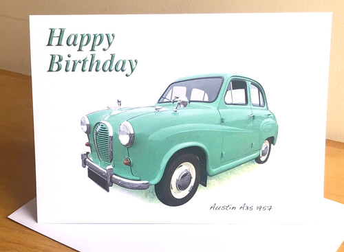 Austin a35 1957 5x7in - a35,