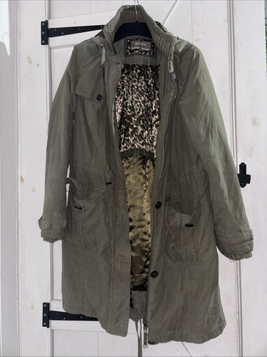 Per una khaki green hooded - m&s,