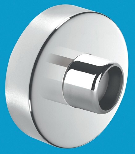 Chrome waste pipe 32mm - chrome,
