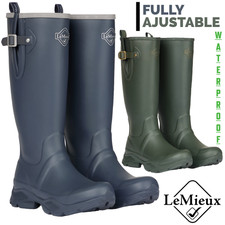 WOMENS WELLINGTONS WATERPROOF NEOPRENE BOOTS LADIES GARDEN MUD WELLIES MUCK SIZE