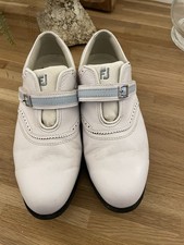 Footjoy Ladies White AQL Golf Shoes Size UK5.5 Wide Fitting