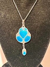 ANTIQUE SILVER & ENAMEL MURRLE