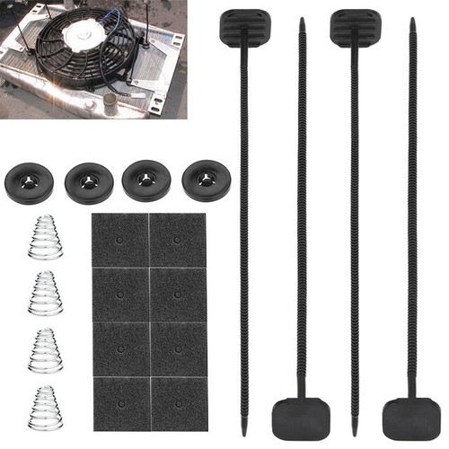 Electric radiator fan mounting - electric,