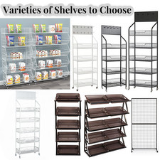 Large Capacity Supermarket Retail Wire Racks Veg Fruit Snack Basket Retail Shop
