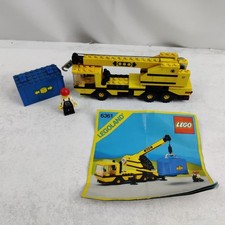 LEGO Town: Mobile Crane Set 6361 With Figure & Instructions vintage  S7068
