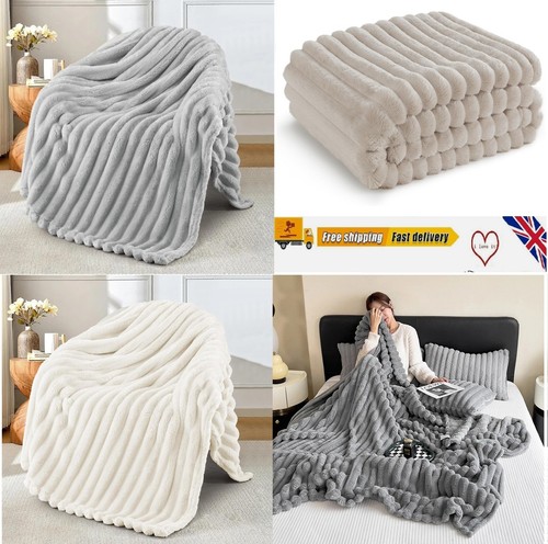 Ribbed faux fur warm - ribbed, fleece
