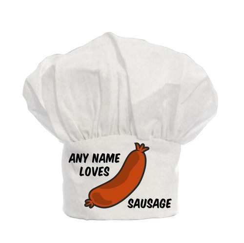 Personalised chefs chef hat - personalised, chef's