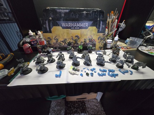 Warhammer orks and defkoptors - orks,