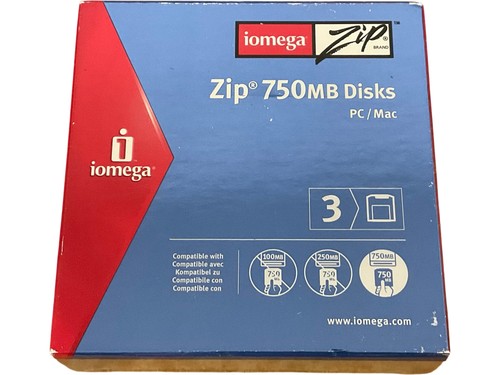 Iomega zip 750mb disks pack - zip,
