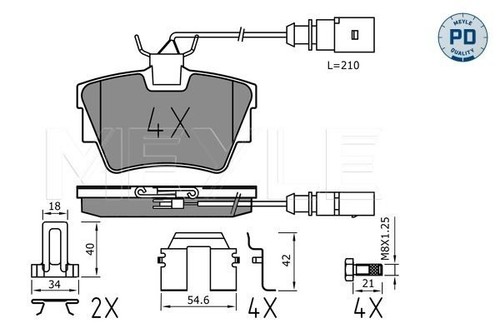 Fits meyle 025 232 - fits, 2416-1/pd