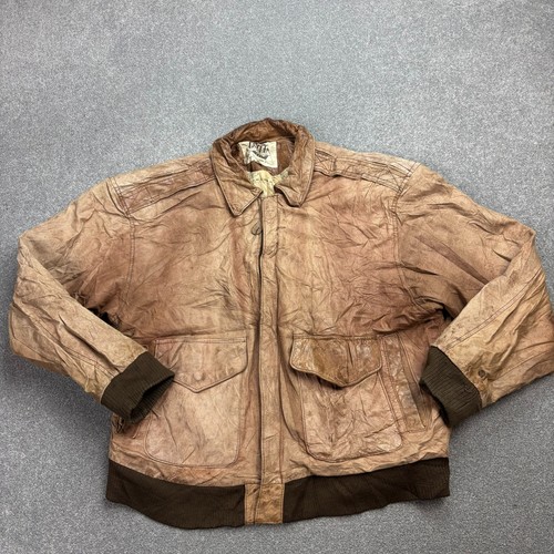 Leather flying jacket - flying, adult