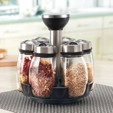 Rotating Spice Rack with 6