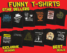 Mens FUNNY Slogan T-SHIRTS