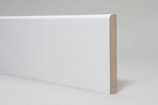 Skirting Board  White Primed MDF  Bullnose   144 x 14 x 2700mm