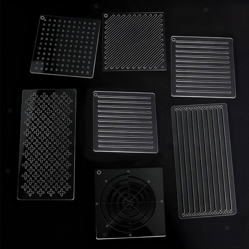 Pieces sashiko stencils - 7,