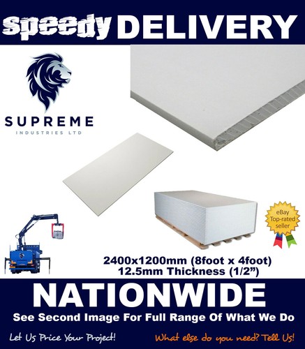 Plasterboard 8x4 - , (2400x1200)